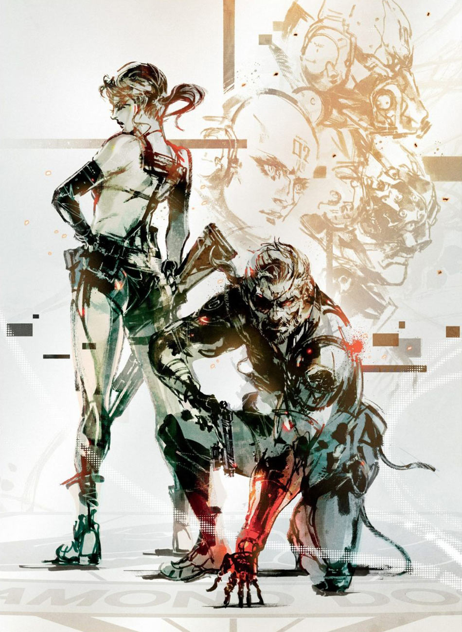 Quiet & Big Boss Illustration from Metal Gear Solid V