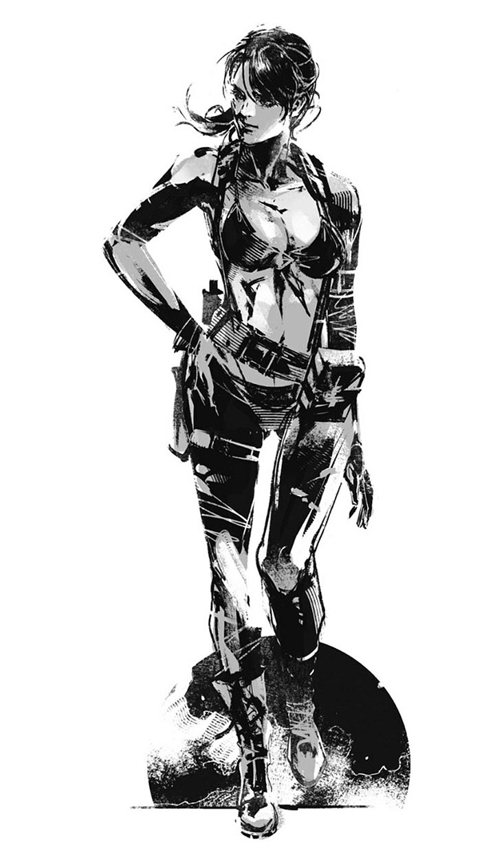 Quiet Promo Illustration from Metal Gear Solid V