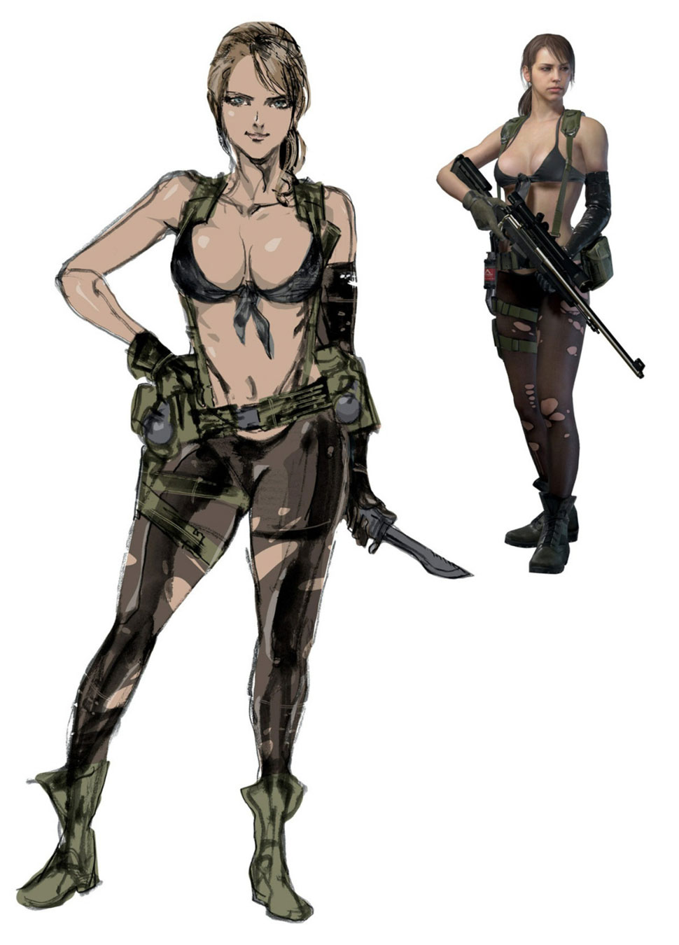 Quiet Art from Metal Gear Solid V
