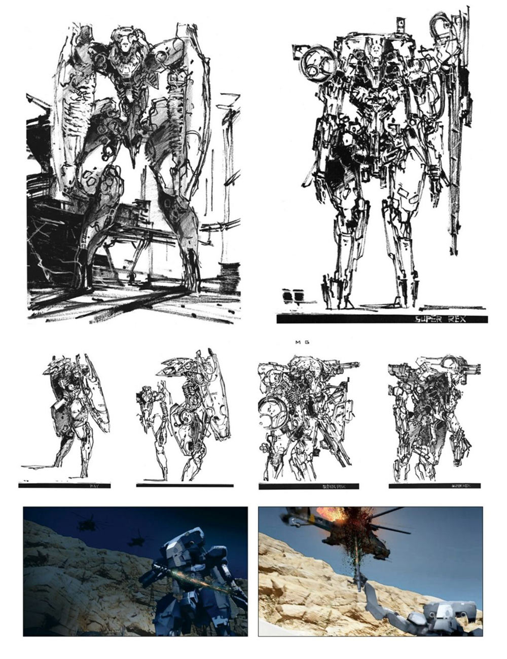 Sahelanthropus Sketches from Metal Gear Solid V