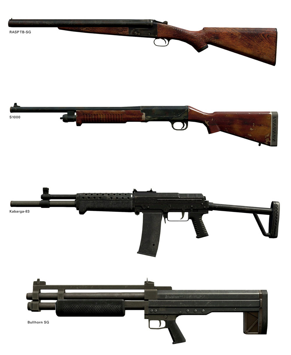 Shotguns Art from Metal Gear Solid V