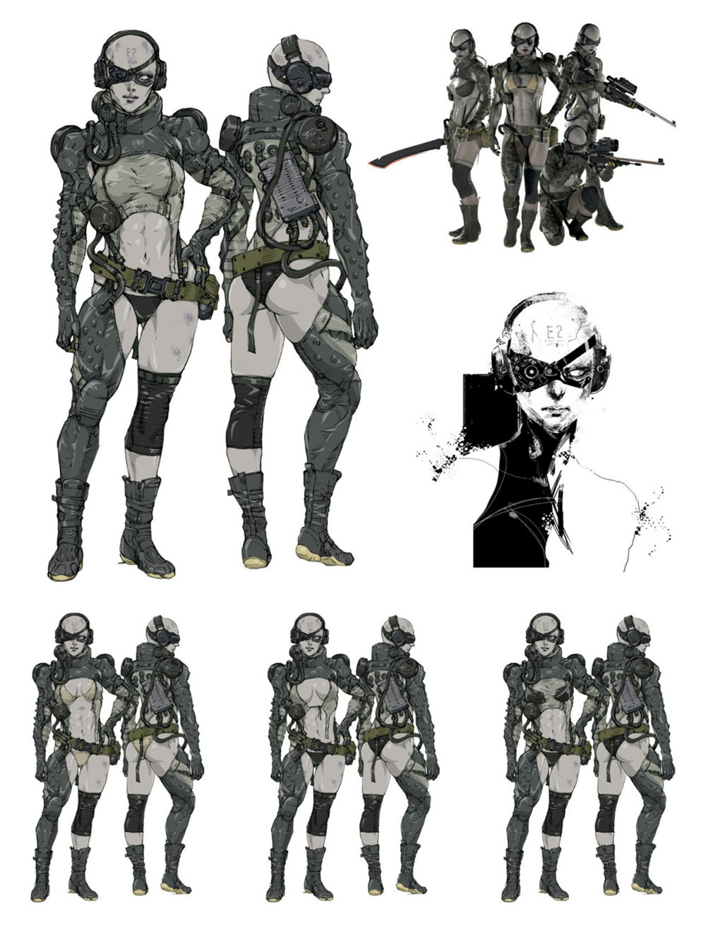 Skulls (Camouflage Type) Art from Metal Gear Solid V