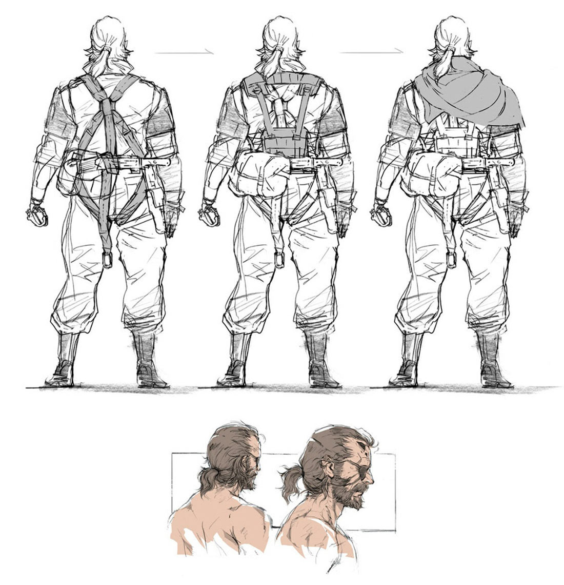 Snake Backside Art from Metal Gear Solid V