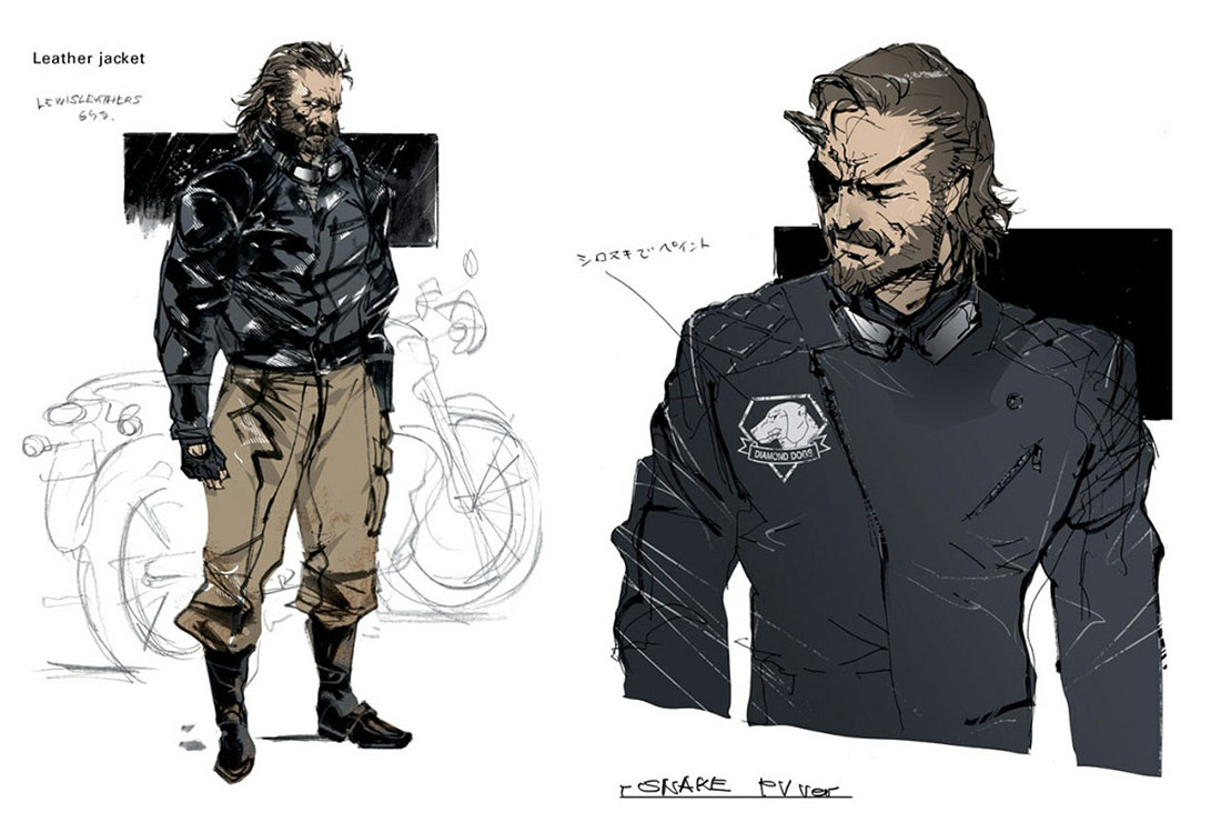 Snake's Clothing Concept Art from Metal Gear Solid V