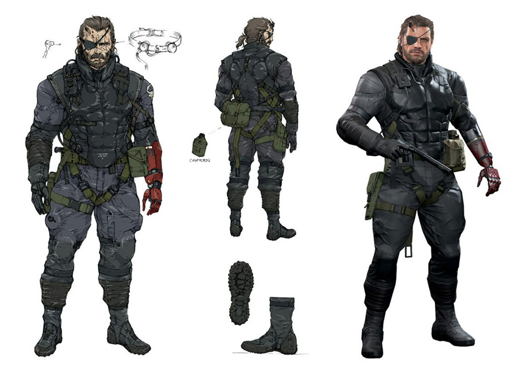 Snake's Sneaking Suit Art from Metal Gear Solid V