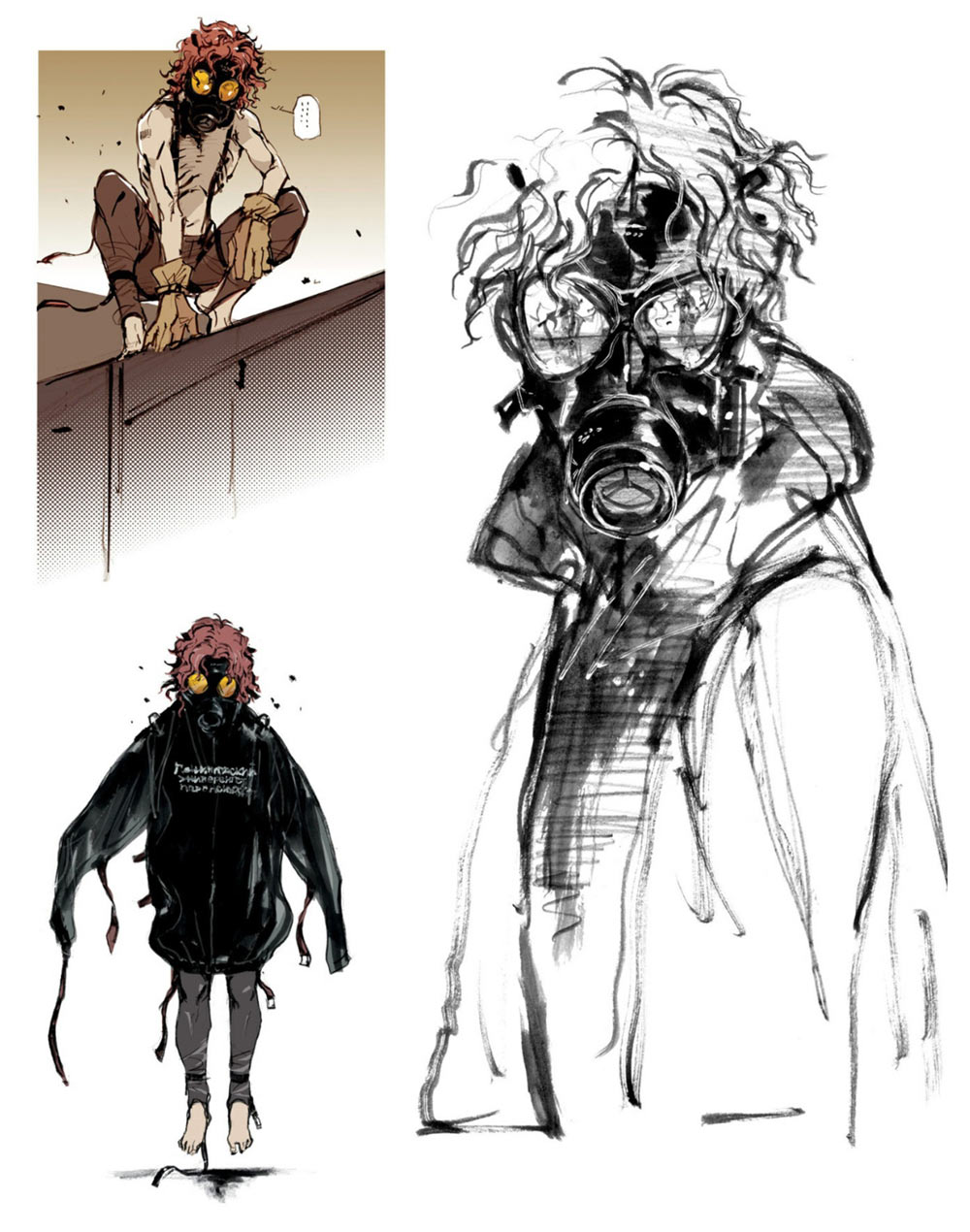 Tretij Rebenok Concept Artwork from Metal Gear Solid V