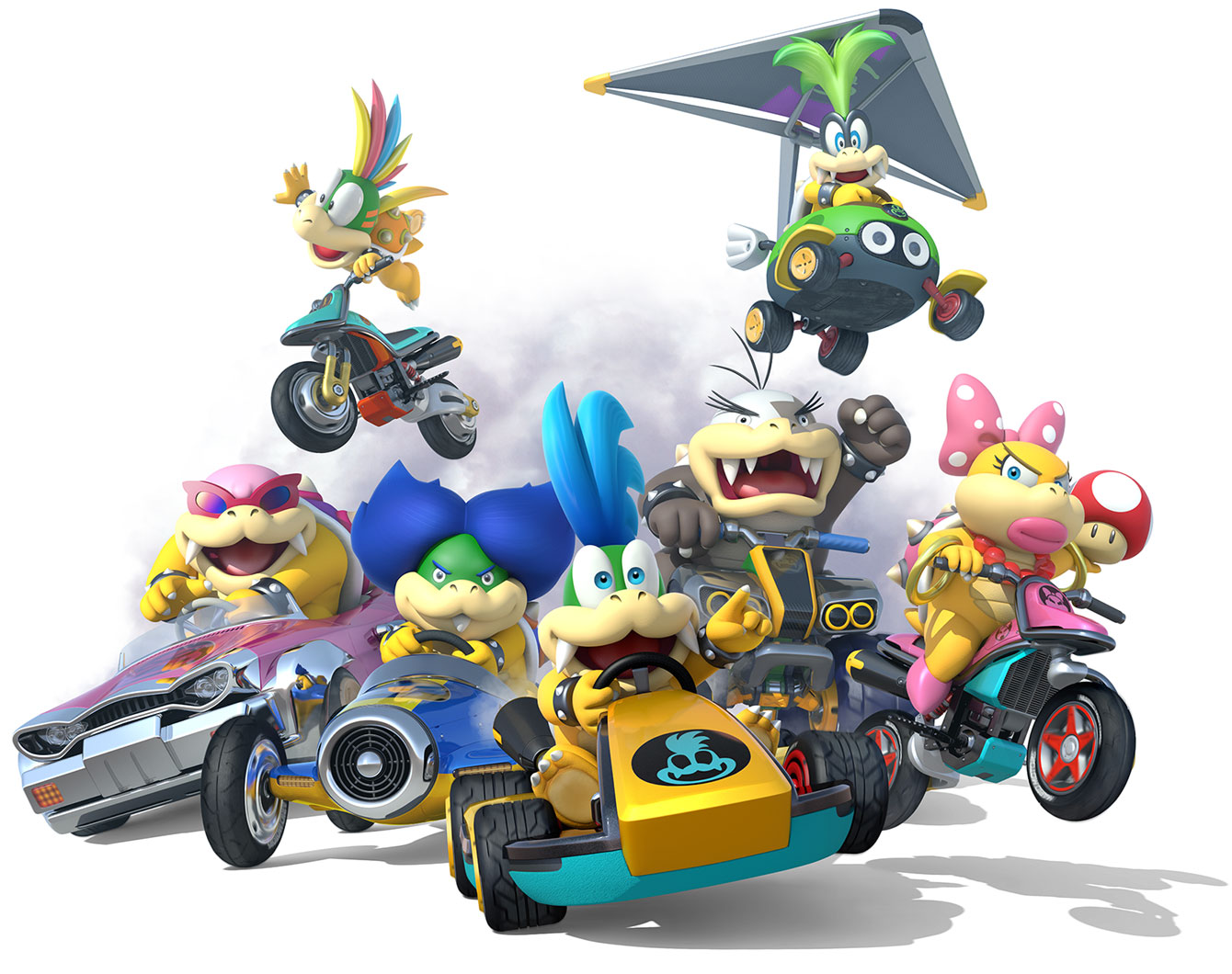 Koopalings Art from Mario Kart 8