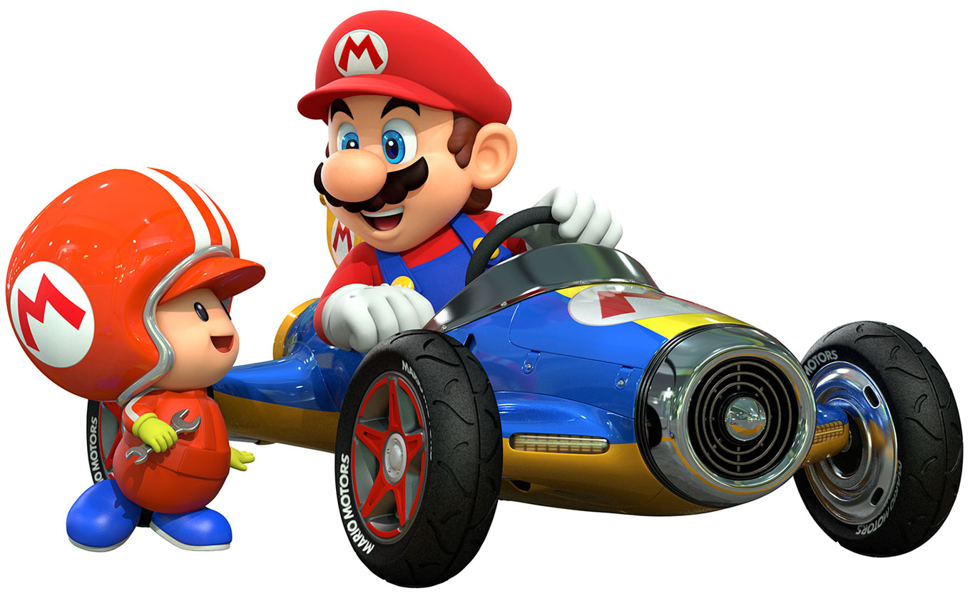 Mario & Toad Art from Mario Kart 8