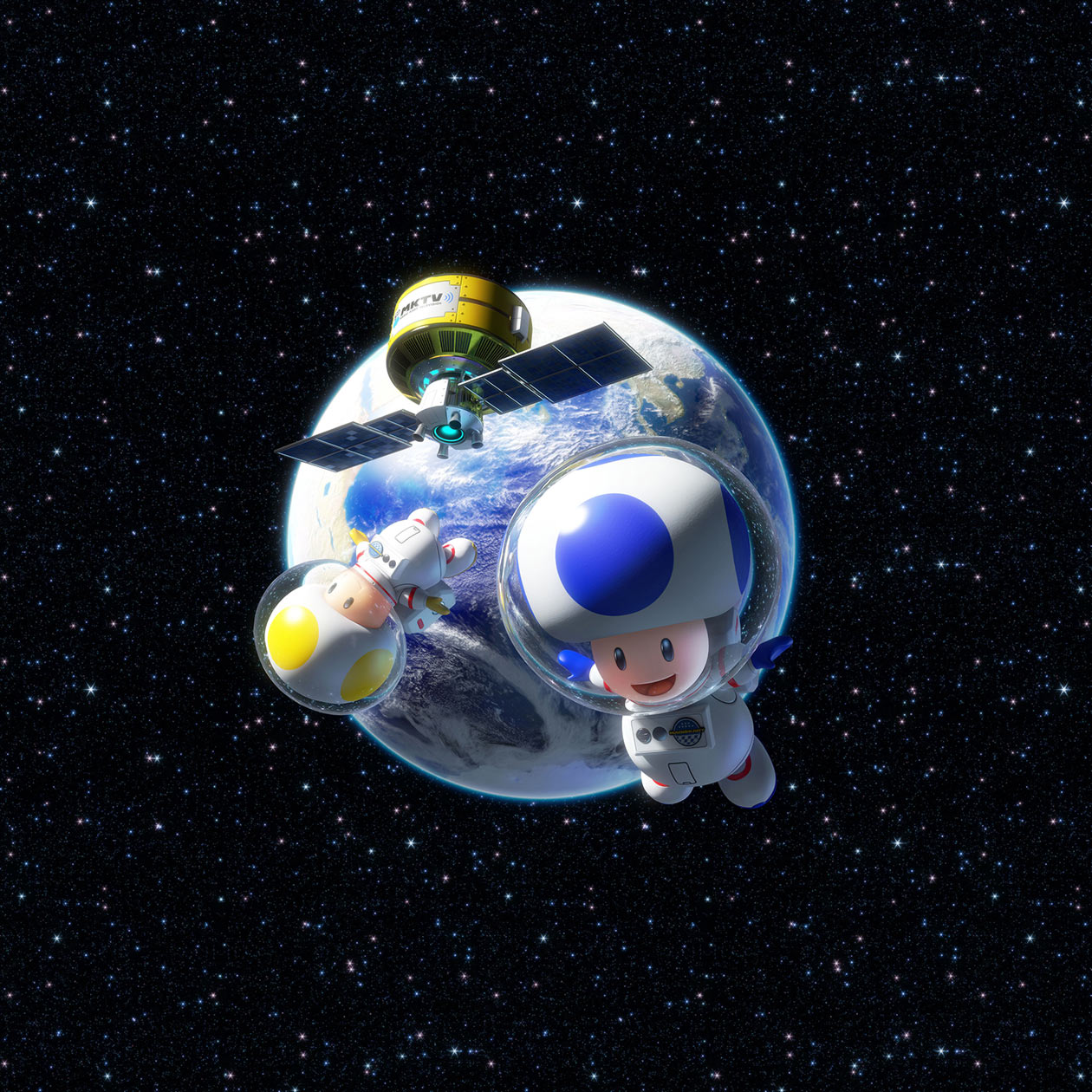 Space Toads Art from Mario Kart 8