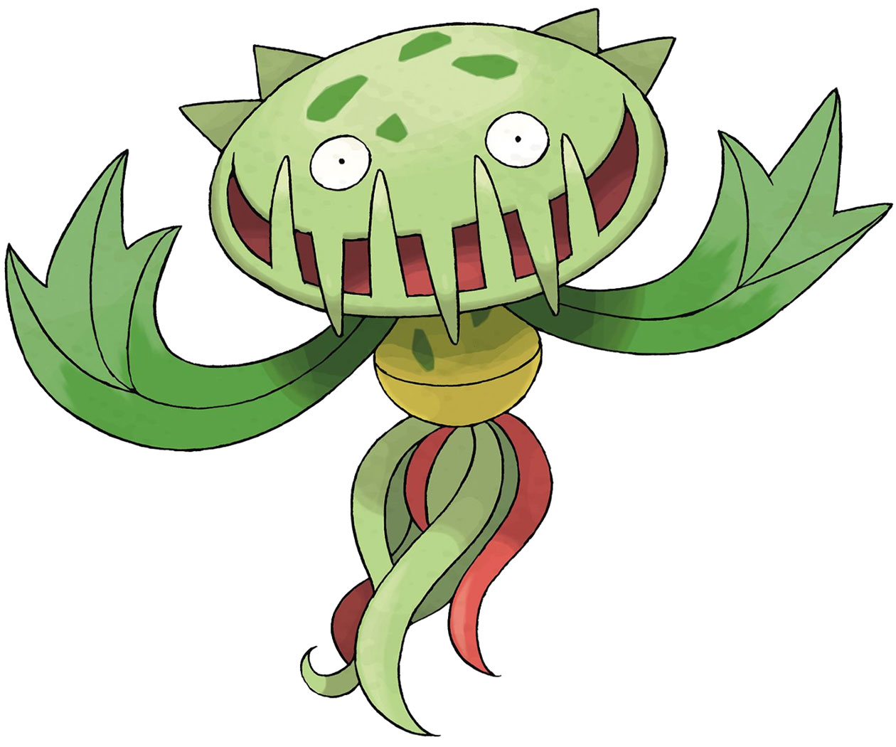 Carnivine Art from Pokémon Diamond and Pearl