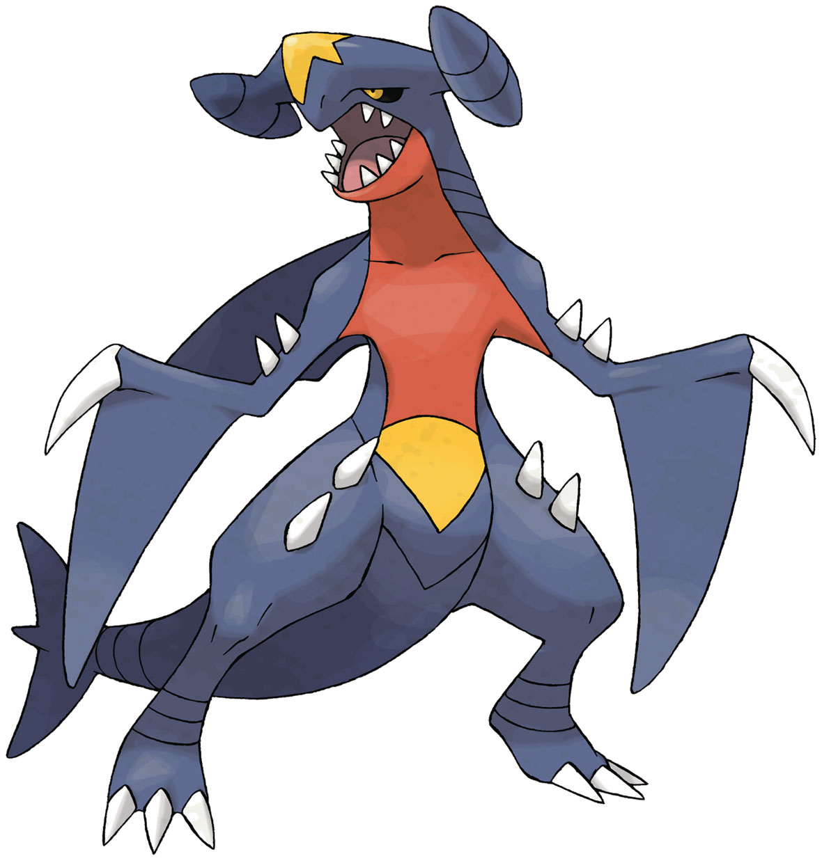 Garchomp Art from Pokémon Diamond and Pearl