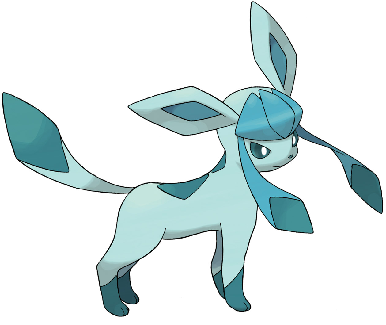 Glaceon Art from Pokémon Diamond and Pearl