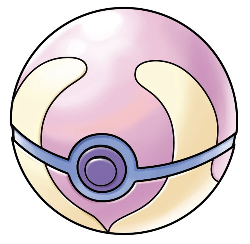Heal Ball Art from Pokémon Diamond and Pearl