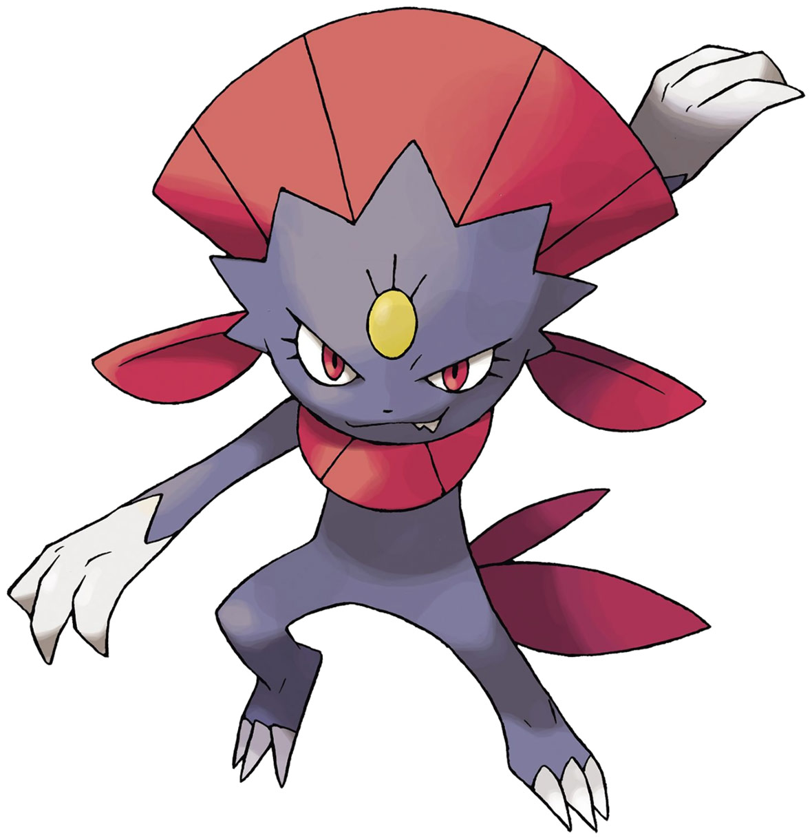 Weavile Art from Pokémon Diamond and Pearl