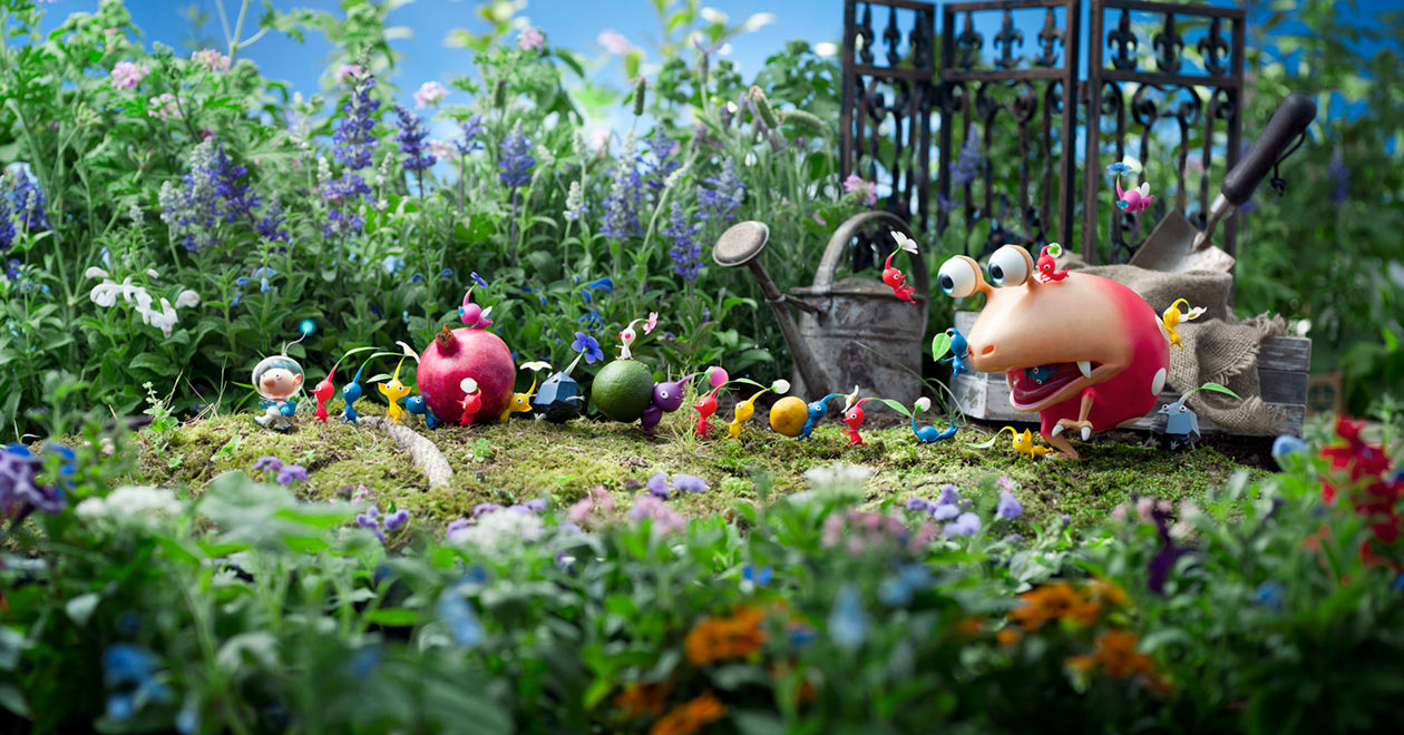 Pikmin in Garden Art from Pikmin 3