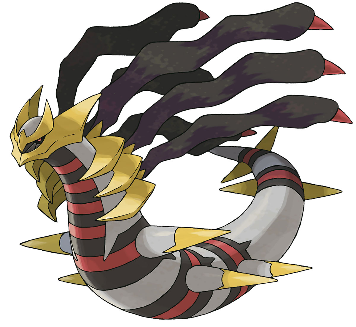 Giratina Origin Forme Art from Pokémon Platinum