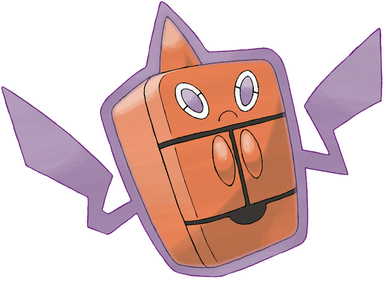 Frost Rotom Art from Pokémon Platinum