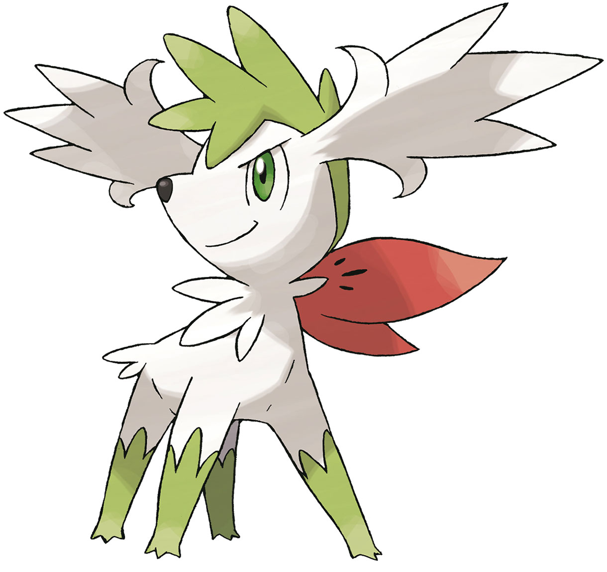 Shaymin Sky Forme Art from Pokémon Platinum
