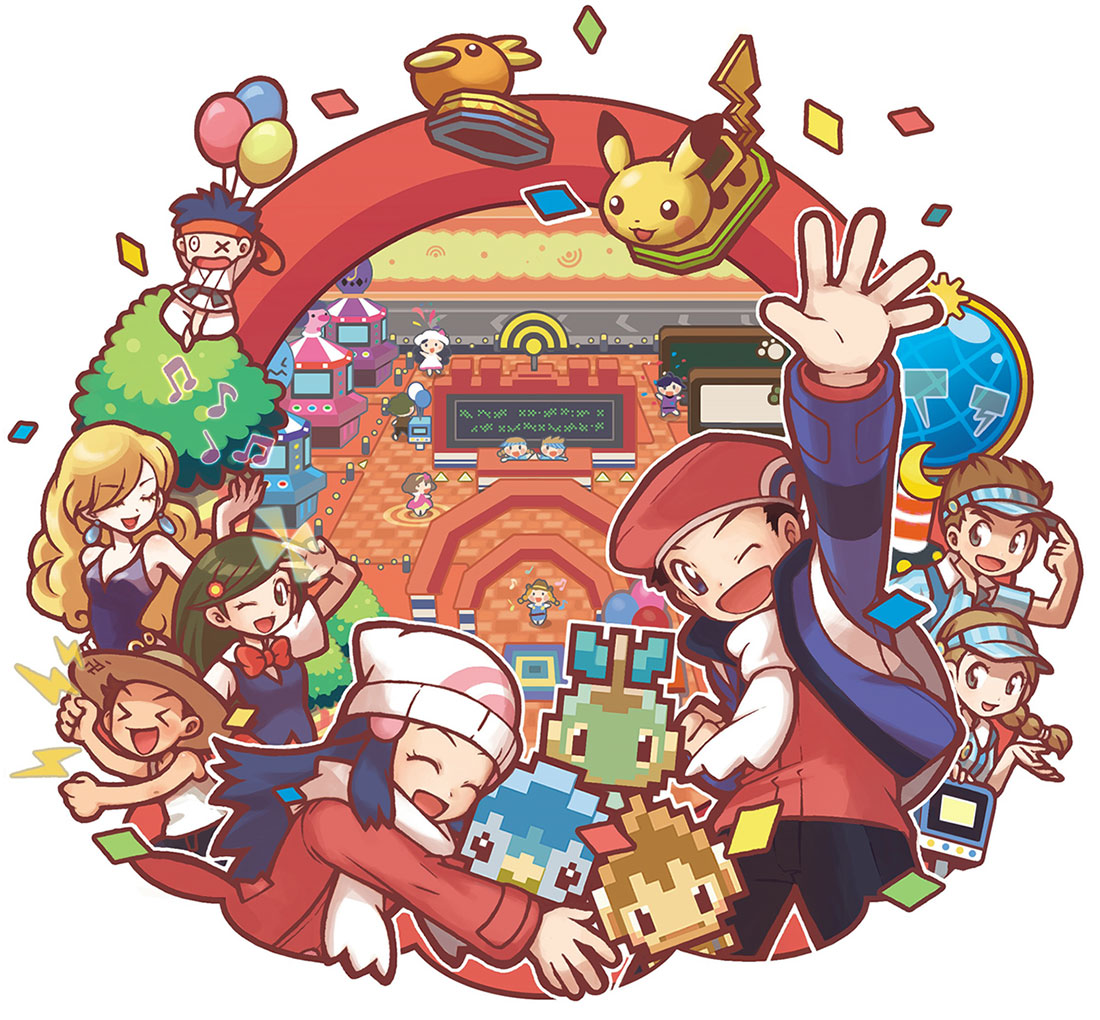 Wi-Fi Plaza Art from Pokémon Platinum