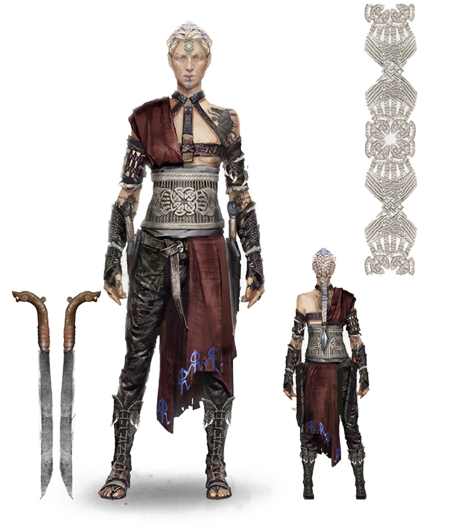 Boudica Art from Ryse: Son of Rome