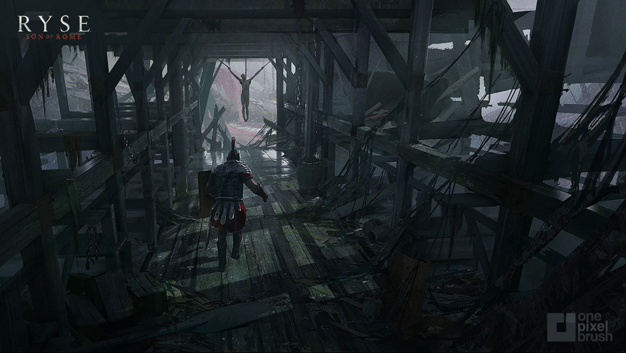 Dead Hanger Art from Ryse: Son of Rome