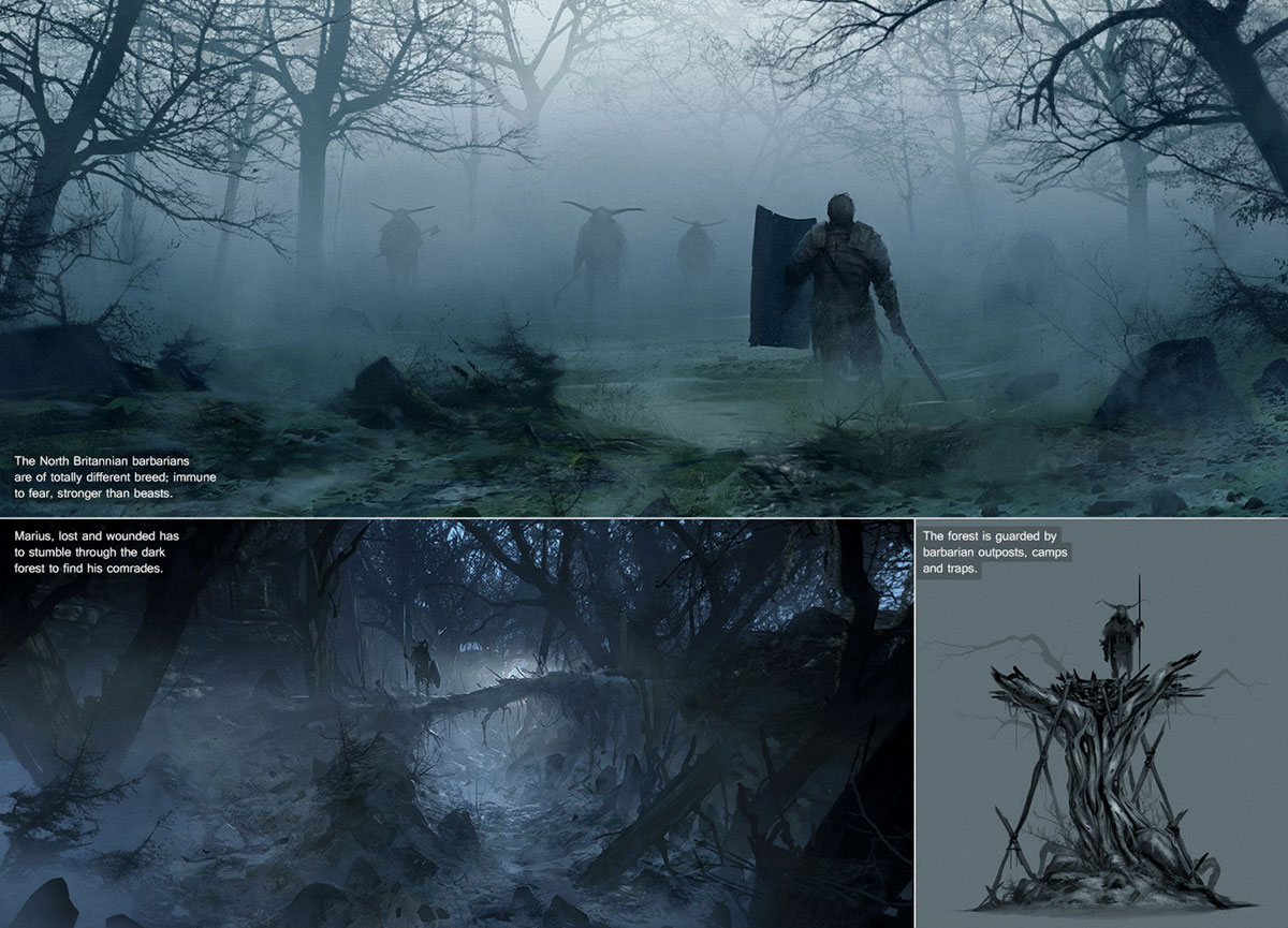 Forests of Glott Art from Ryse: Son of Rome