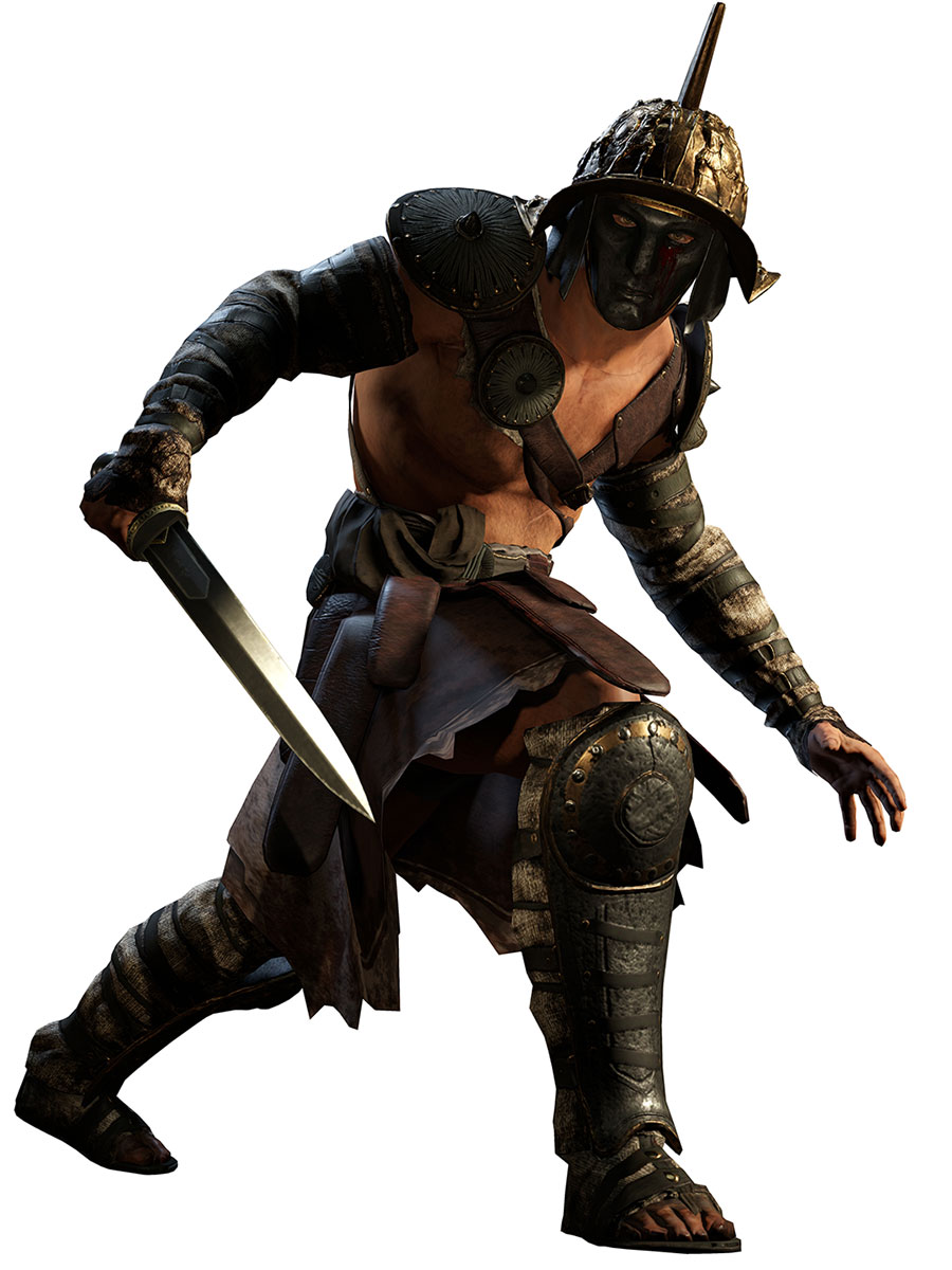 Gladiator with Gladius Art from Ryse: Son of Rome