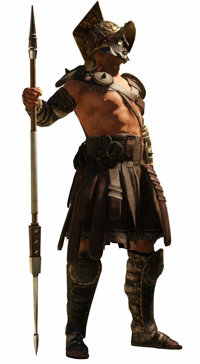 Gladiator with Hasta Art from Ryse: Son of Rome