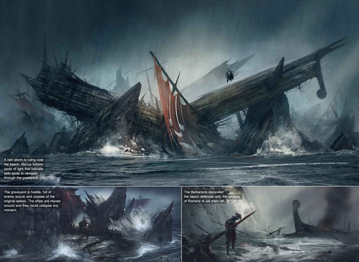 Landing at Dover Art from Ryse: Son of Rome