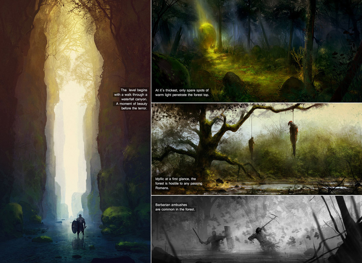 Oswald's Forests Art from Ryse: Son of Rome