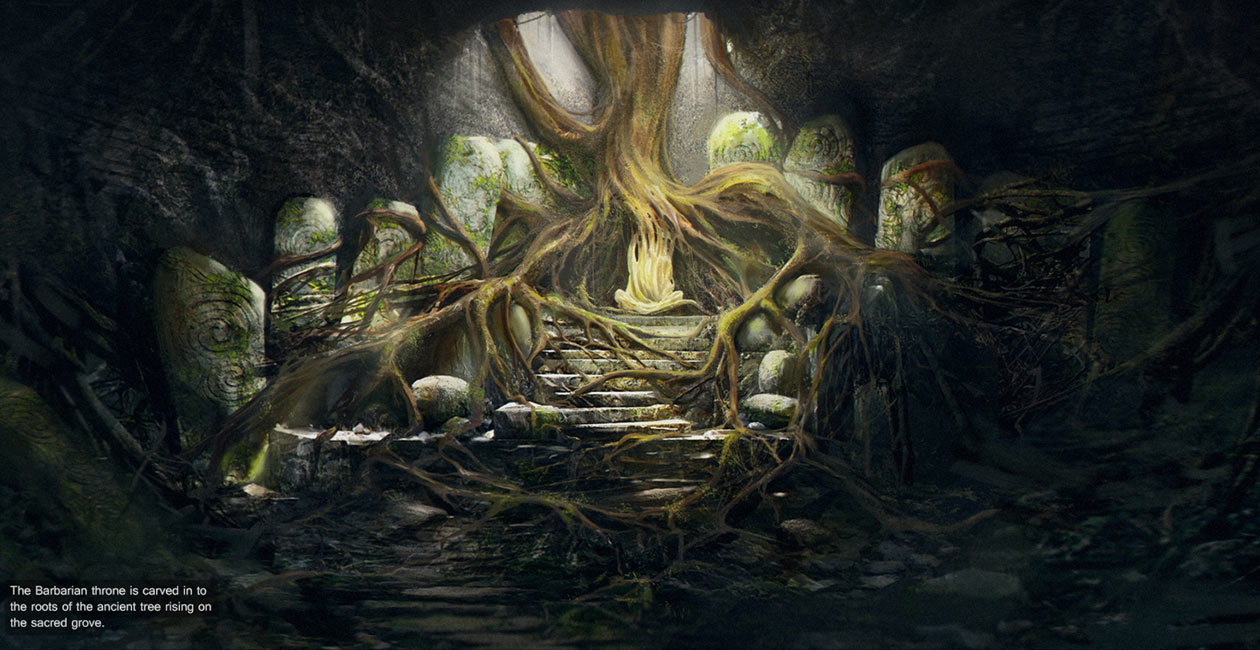 Oswald's Throne Room Art from Ryse: Son of Rome