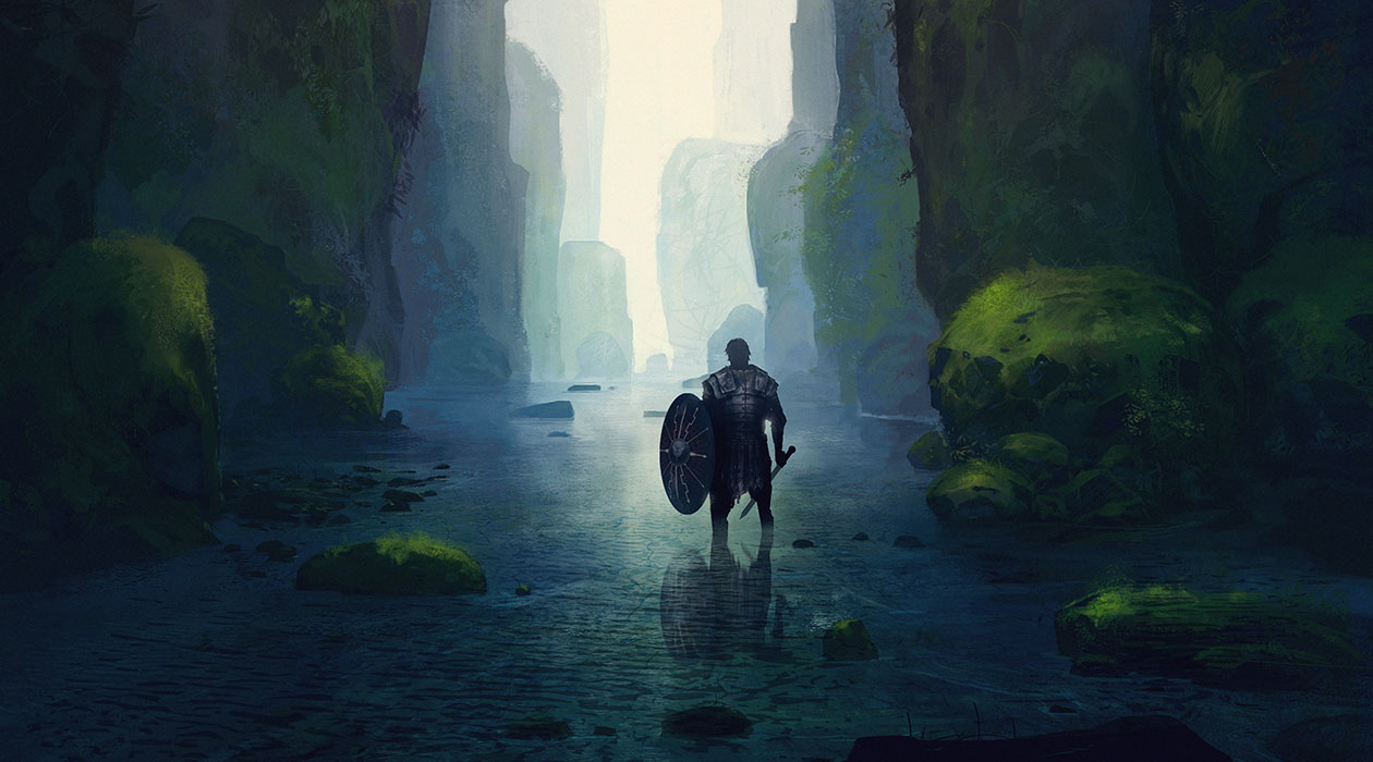Waterfall Canyon Art from Ryse: Son of Rome