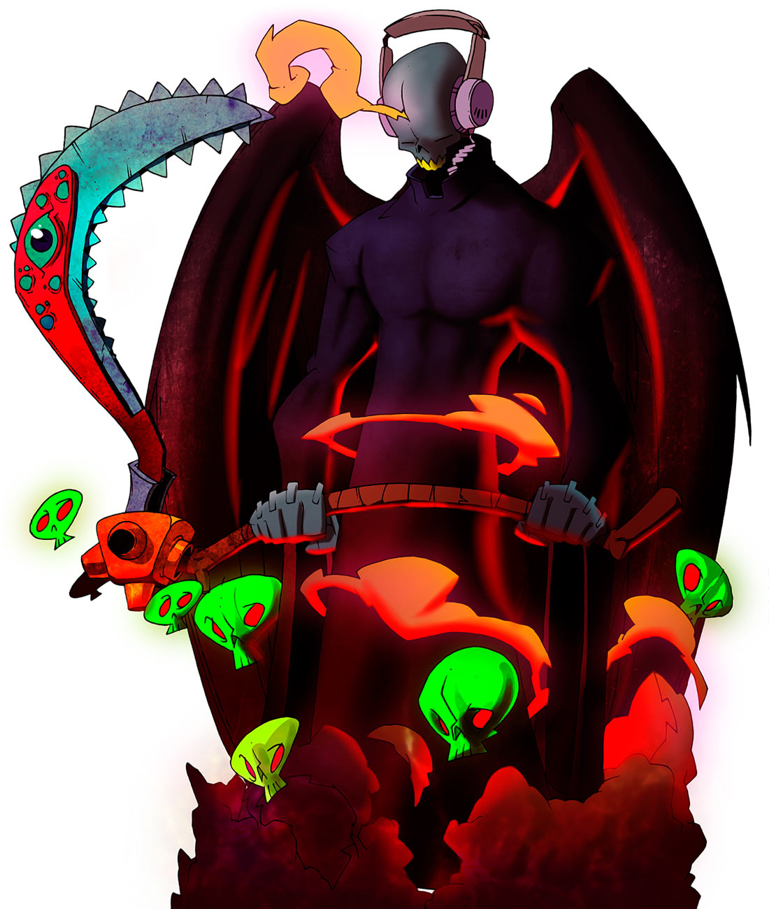 DJ Death Art from The Chainsaw Incident