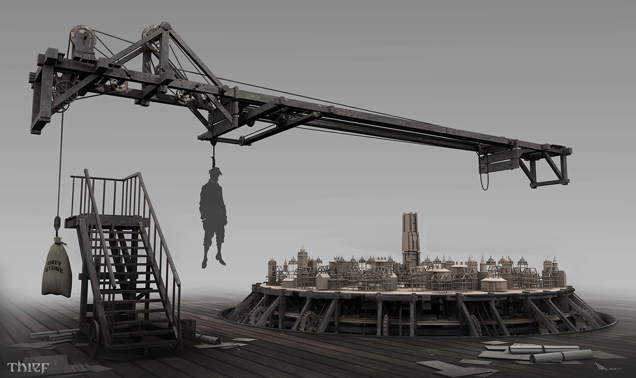 Architect Pulley Art from Thief