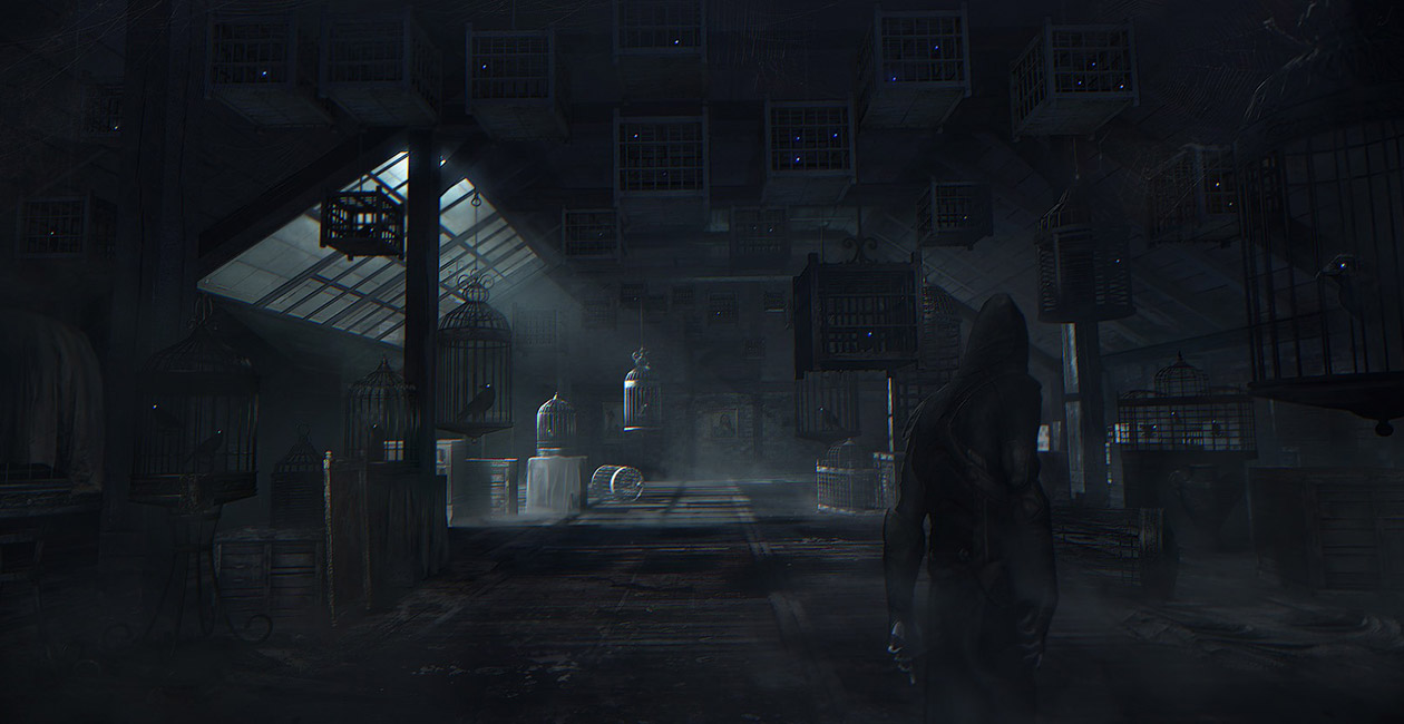 Bird Cage Room Art from Thief