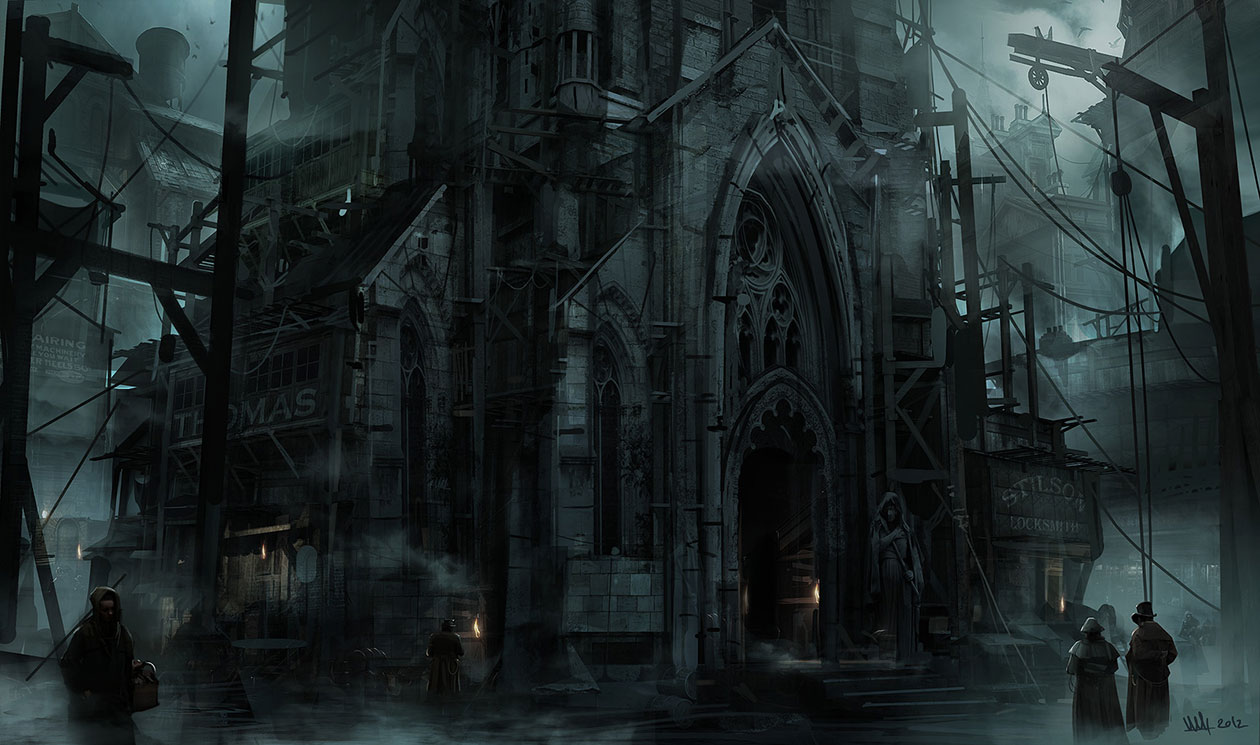 Clock Tower Entrance Art from Thief