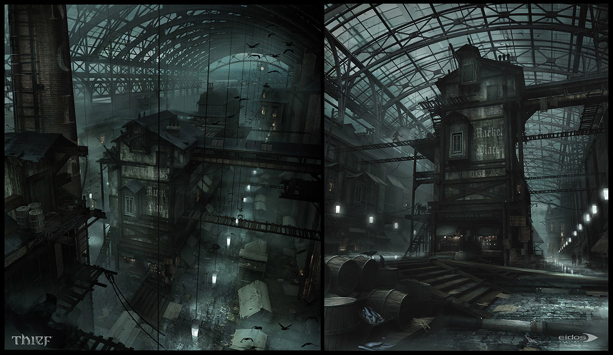 Covered Market Art from Thief