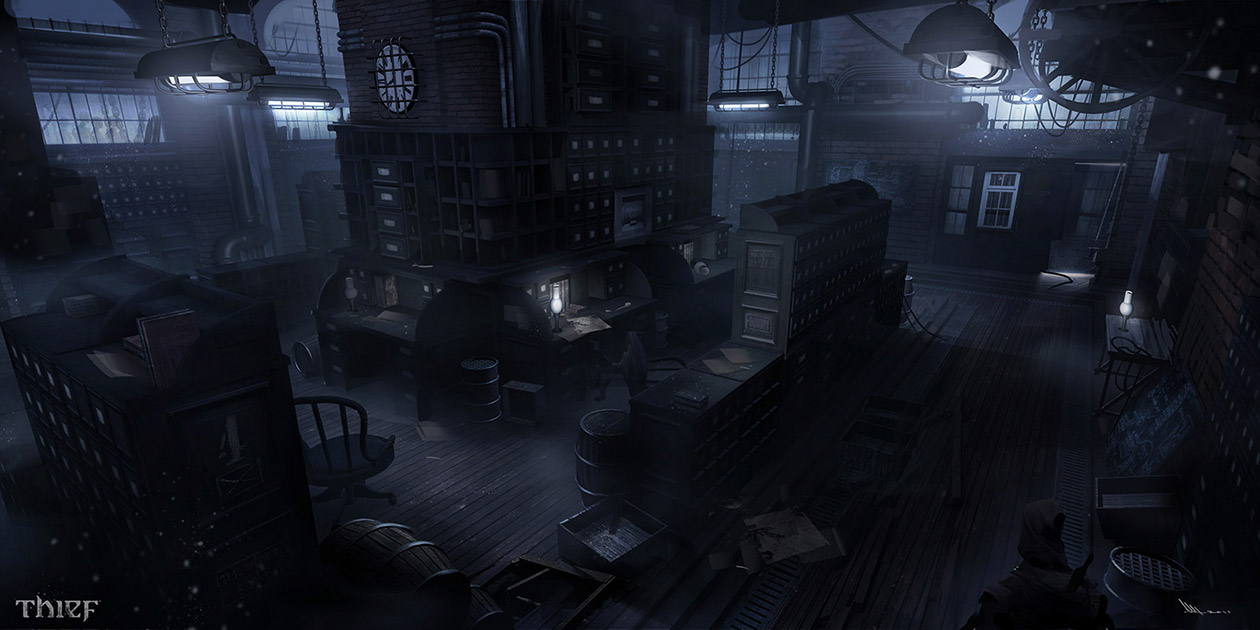 Factory Office Art from Thief