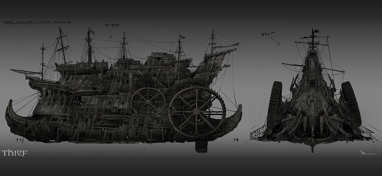Graven Ark Model Art from Thief