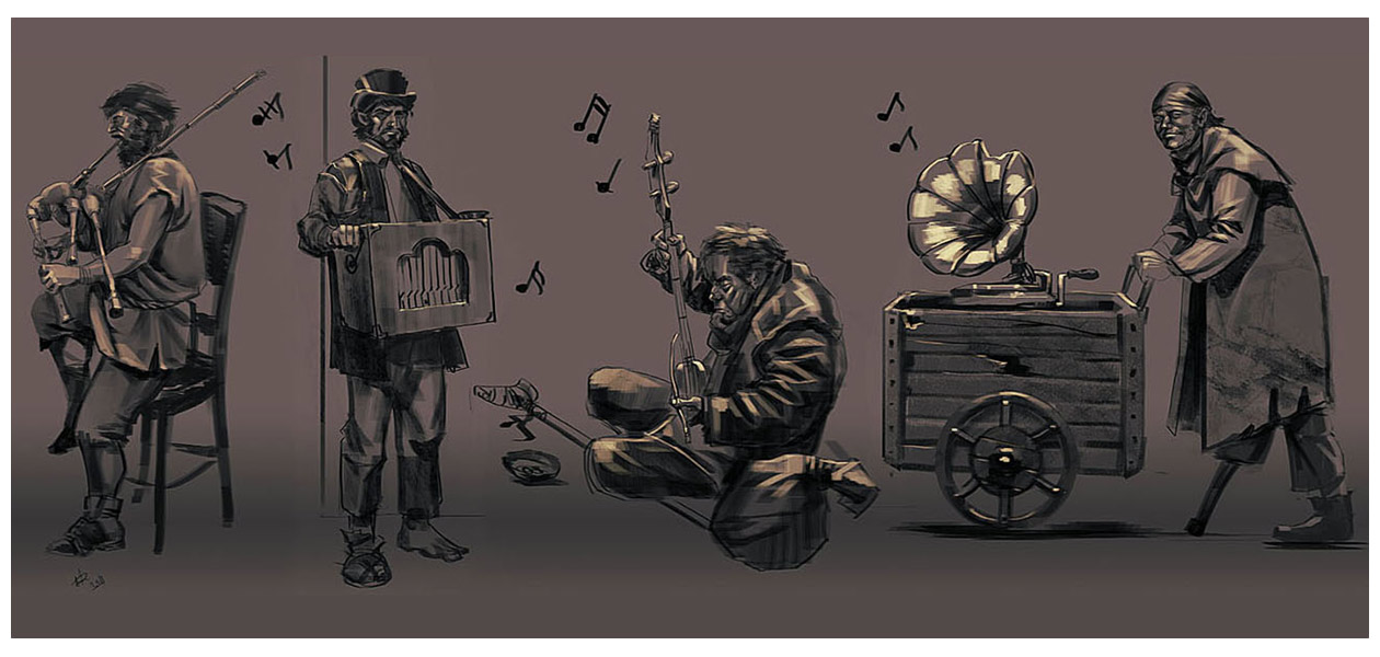 Musicians Art from Thief