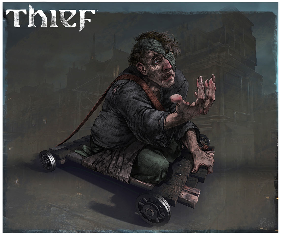 Pulley Beggar Art from Thief