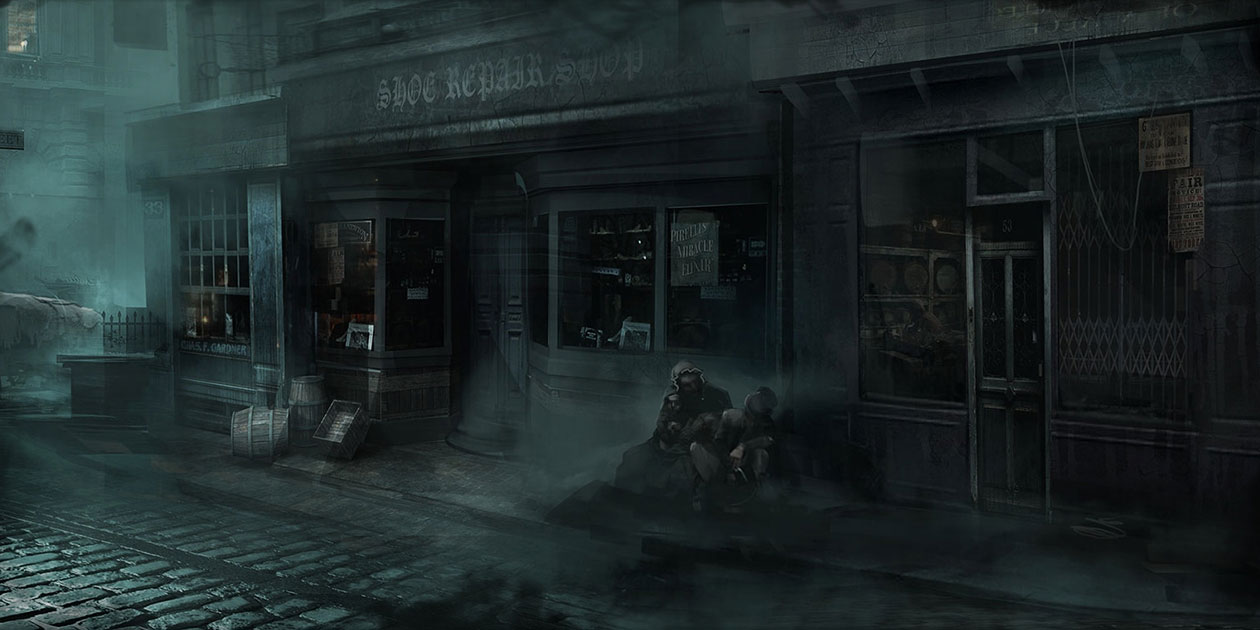 Shoe Repair Shop Art from Thief