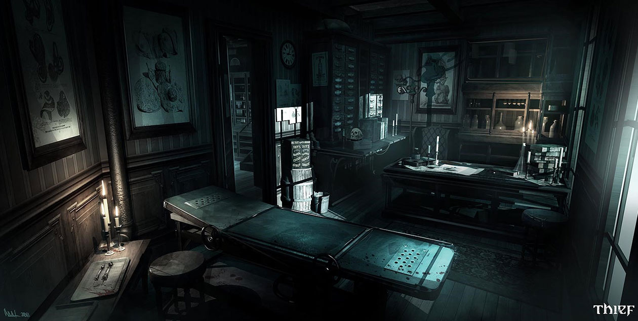 Surgery Room Art from Thief