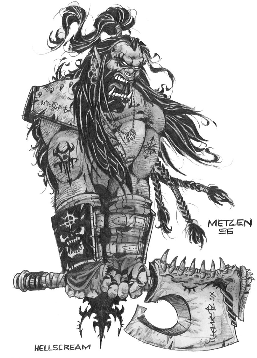Grom Hellscream Art from World of Warcraft: Warlords of Draenor