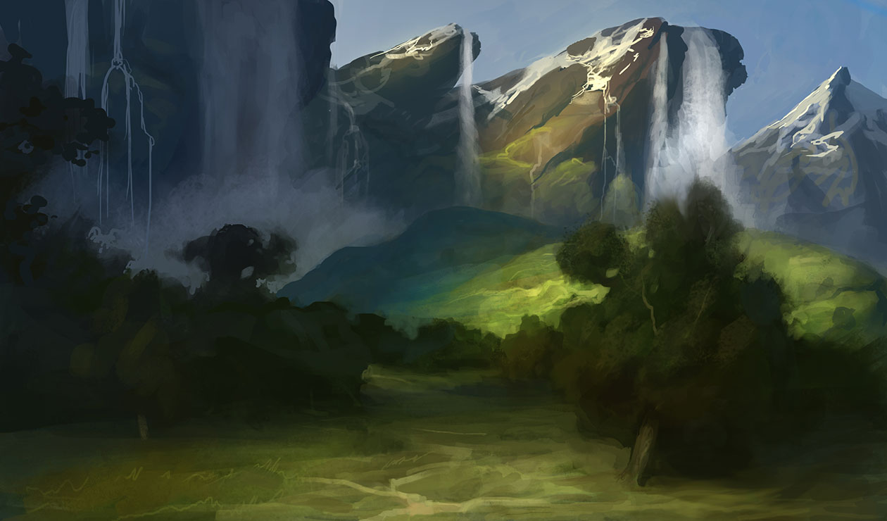 Nagrand Landscape Art from World of Warcraft: Warlords of Draenor