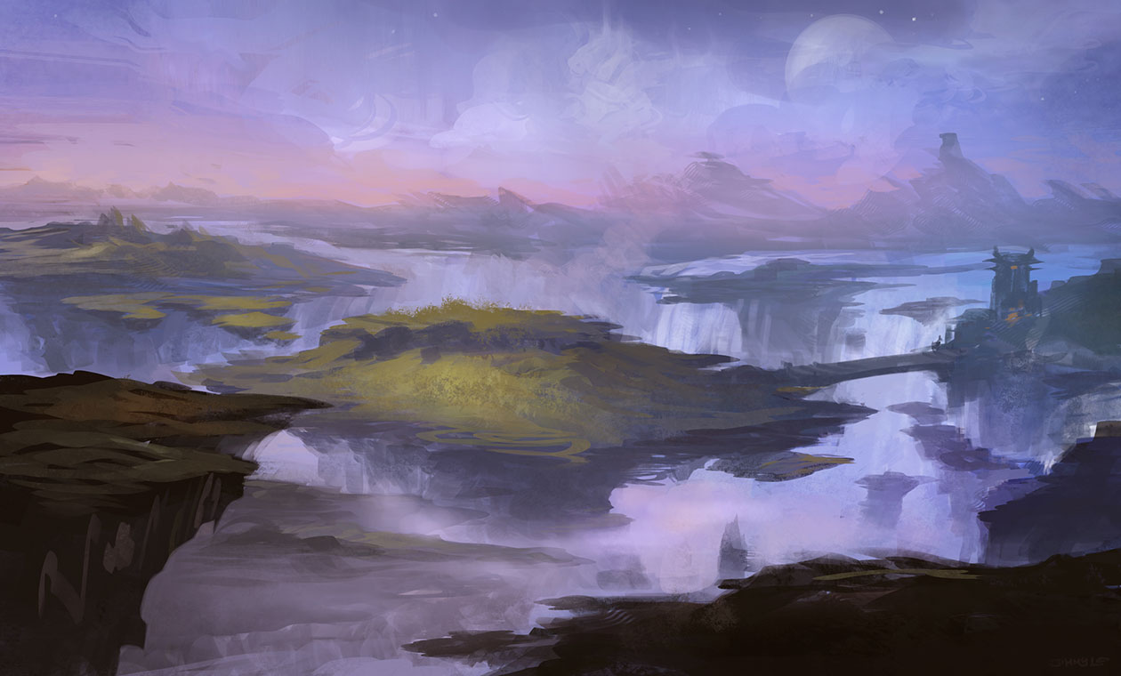 Nagrand Sketch from World of Warcraft: Warlords of Draenor