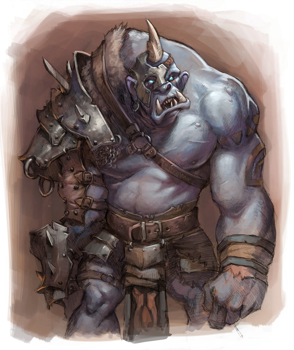 Ogre Concept Art from World of Warcraft: Warlords of Draenor