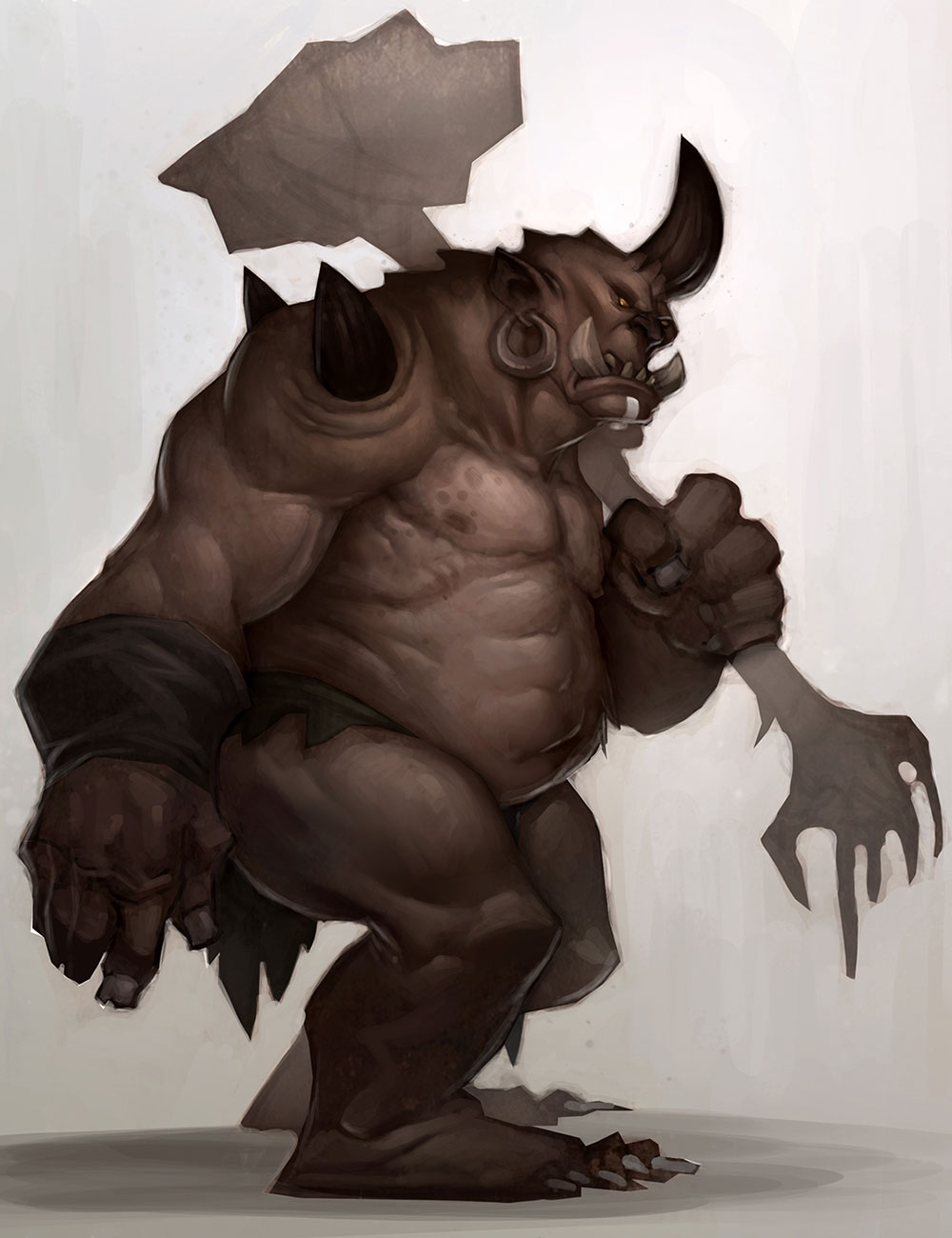 Ogre Art from World of Warcraft: Warlords of Draenor