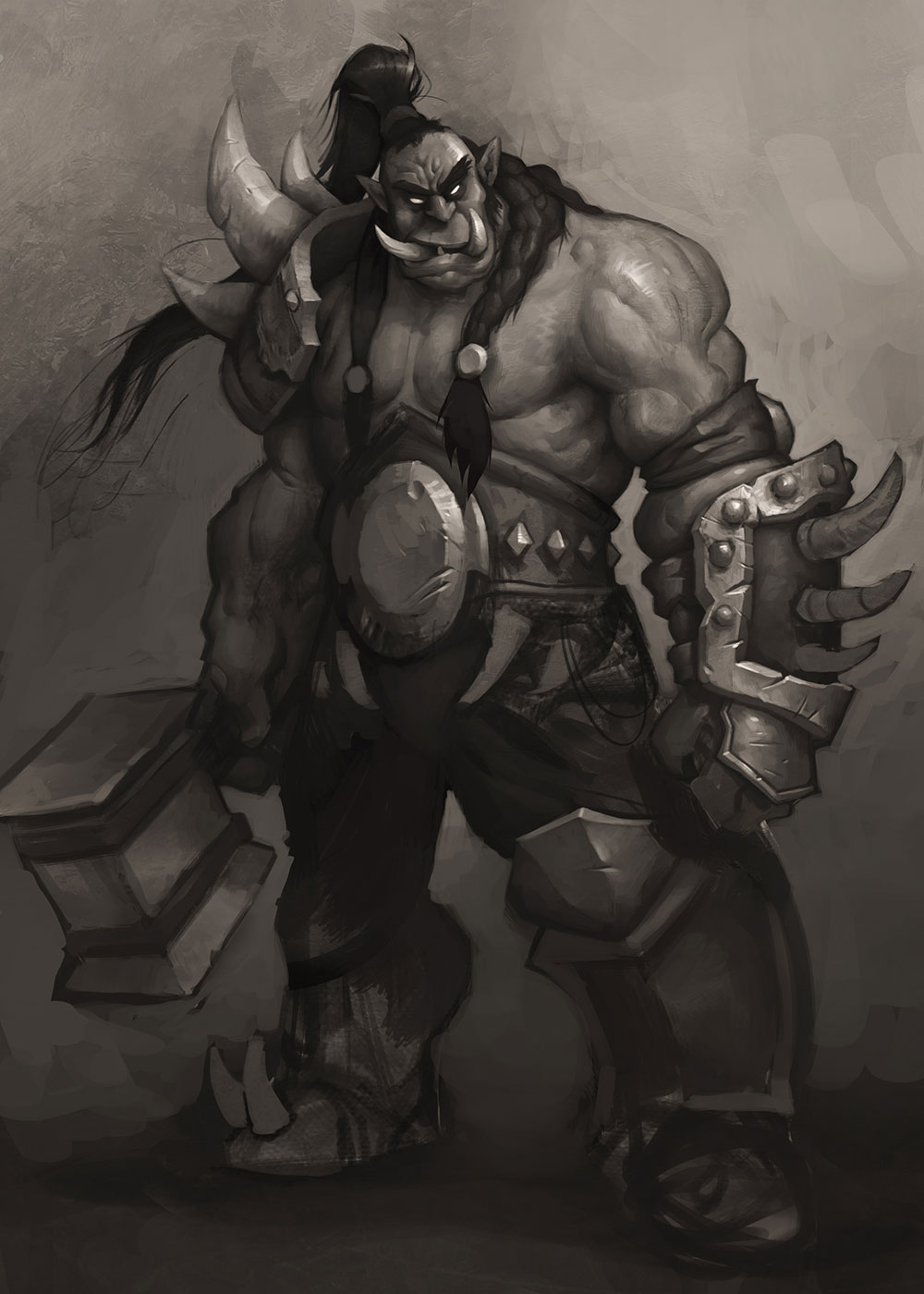 Orgrim Doomhammer Art from World of Warcraft: Warlords of Draenor
