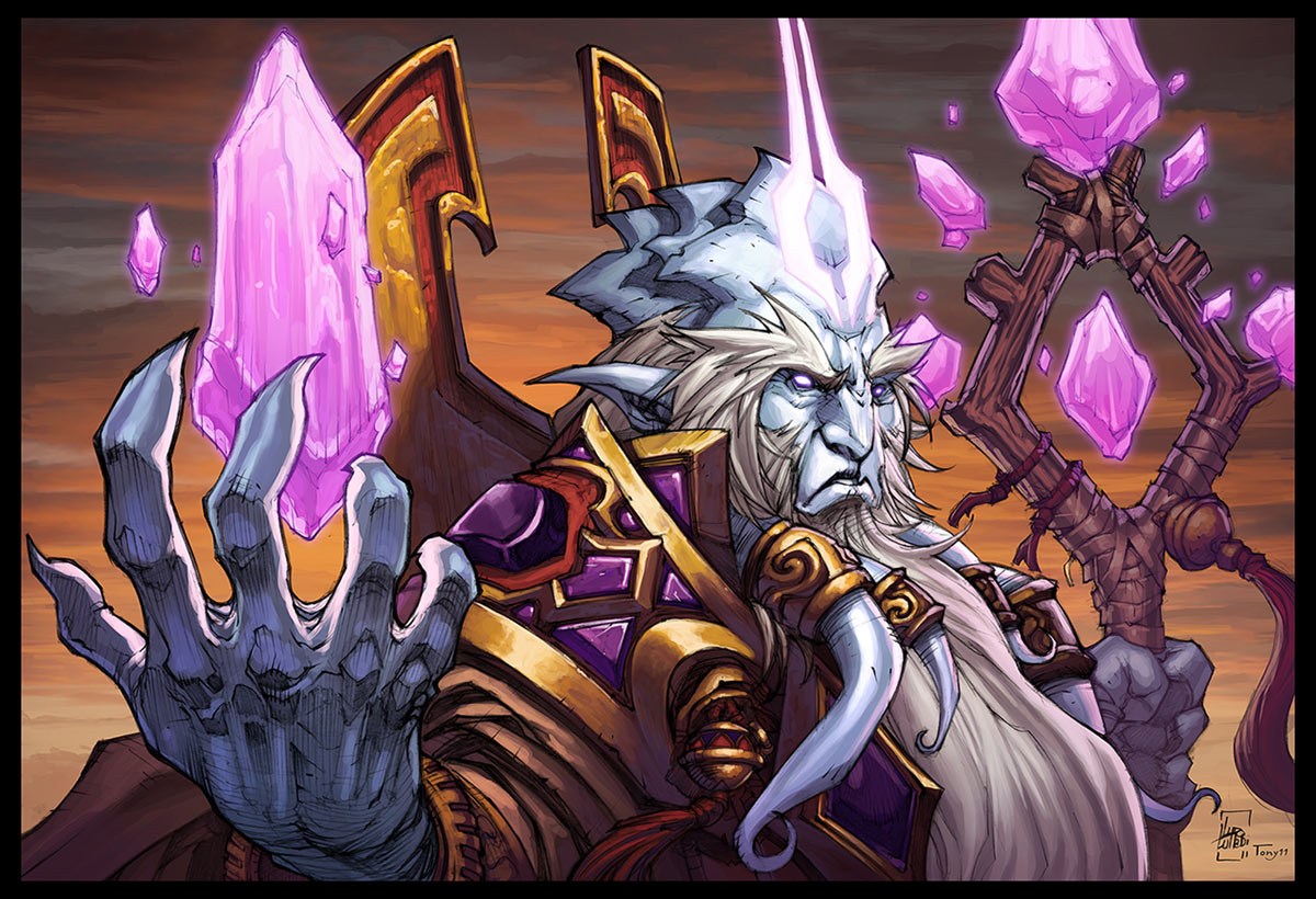 Prophet Velen Art from World of Warcraft: Warlords of Draenor